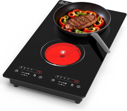 Double ceramic hob - hob, plug