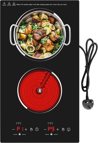 Double ceramic hob plug - plug, in
