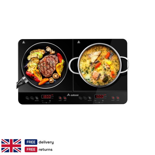 Aobosi double induction hob - double,