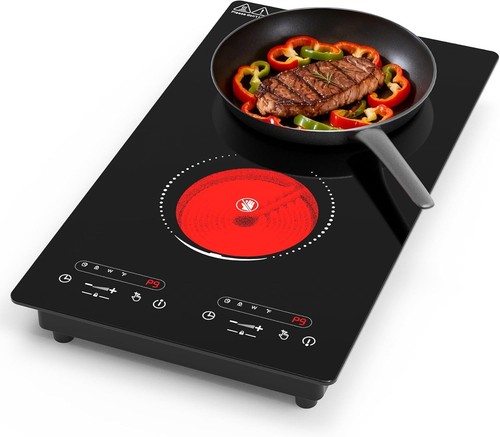 Double ceramic hob - double,