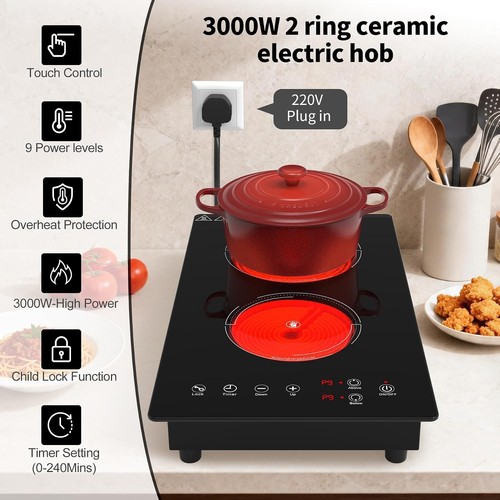 Ring electric hob 220v 3000w - electric, hob,220v