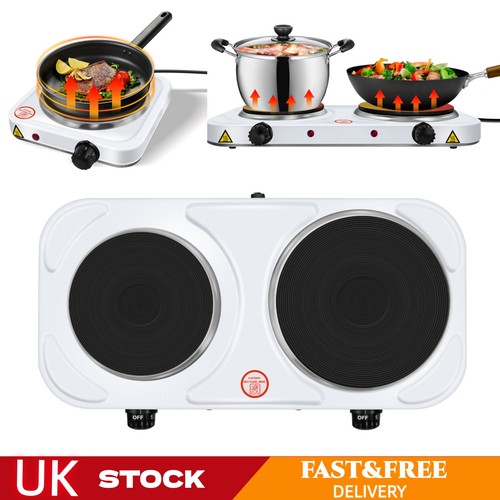 Double hot plate - double, portable