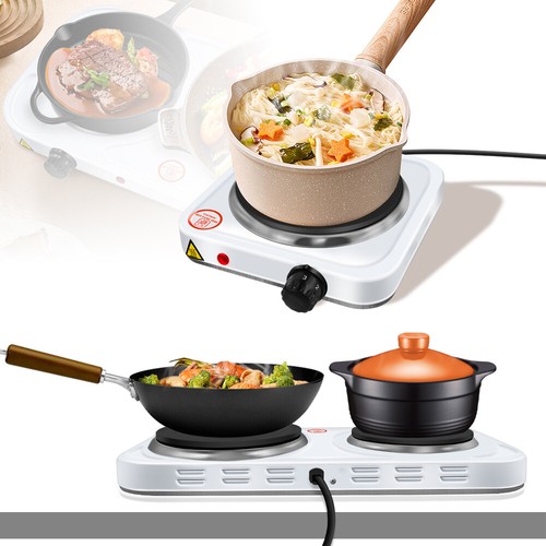 Electric hob double ring table - ring,