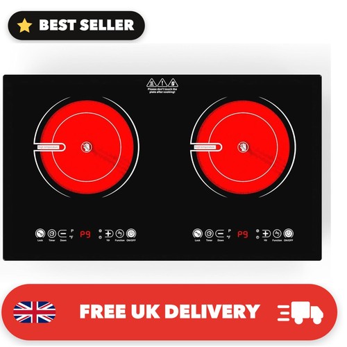 Double ceramic hob - double,