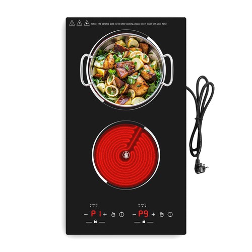 Vbgk double ceramic hob - hob, plug