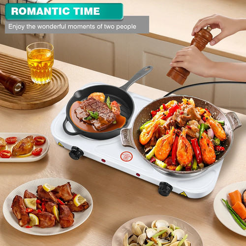 Electric hob portable double - electric,